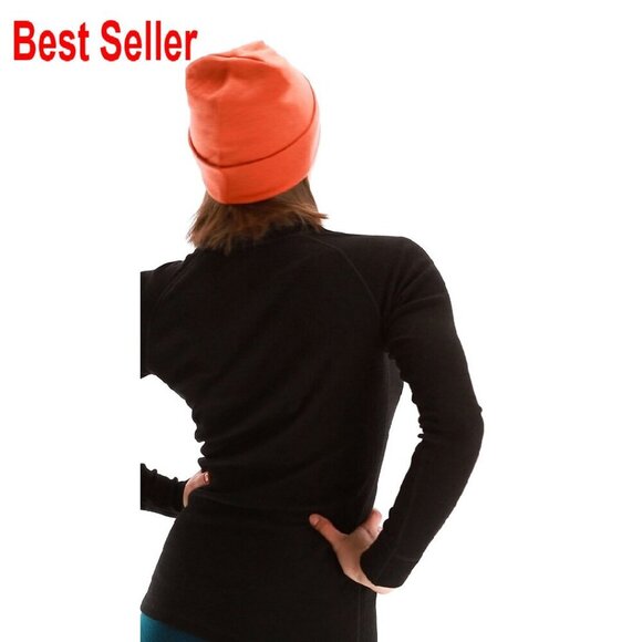 Merino Wool Beanie Unisex Cuffed Hat Winter Outdoor Adventure Essential